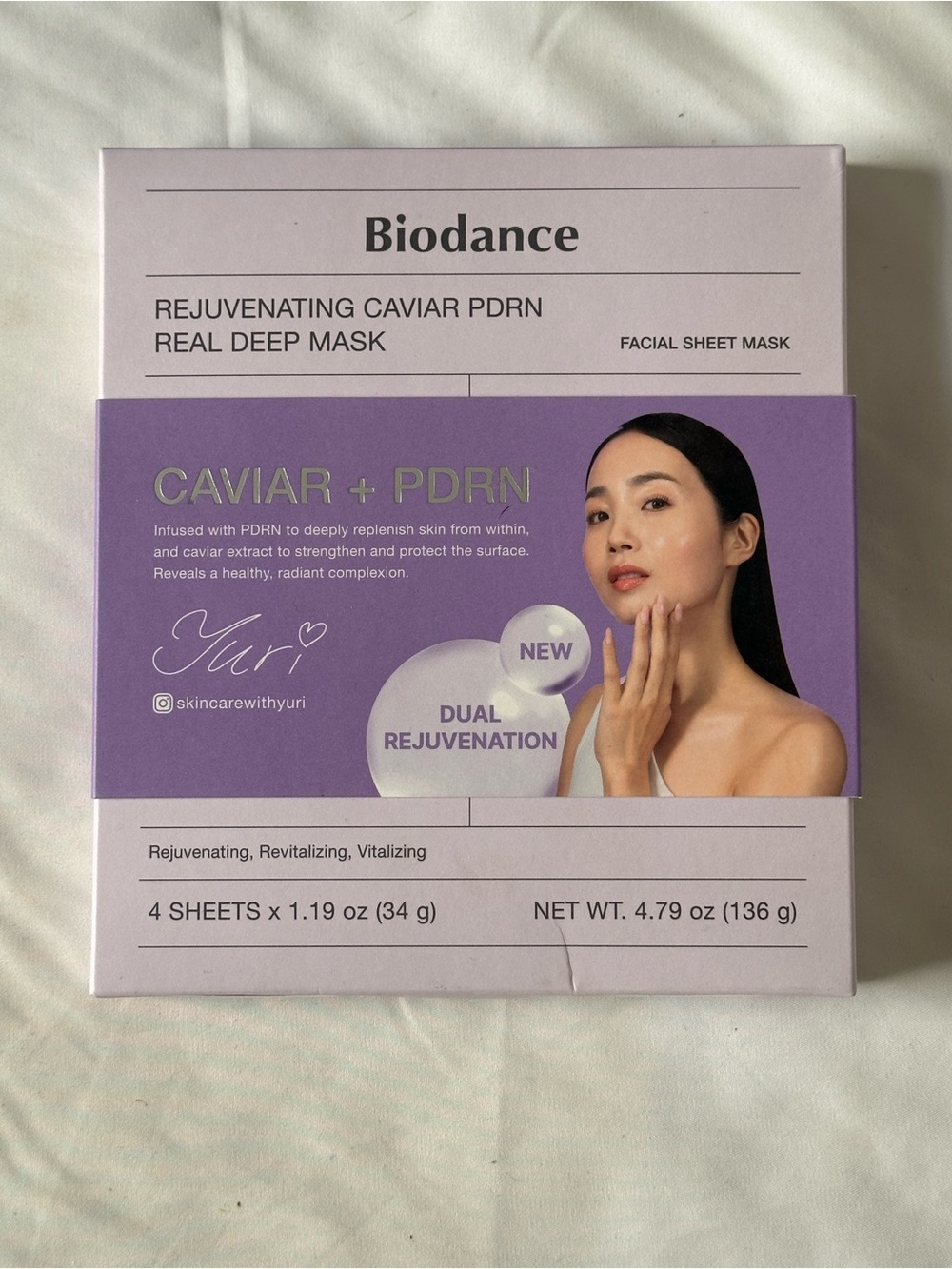 Biodance Rejuvenating Caviar PDRN Real Deep Mask — Purple